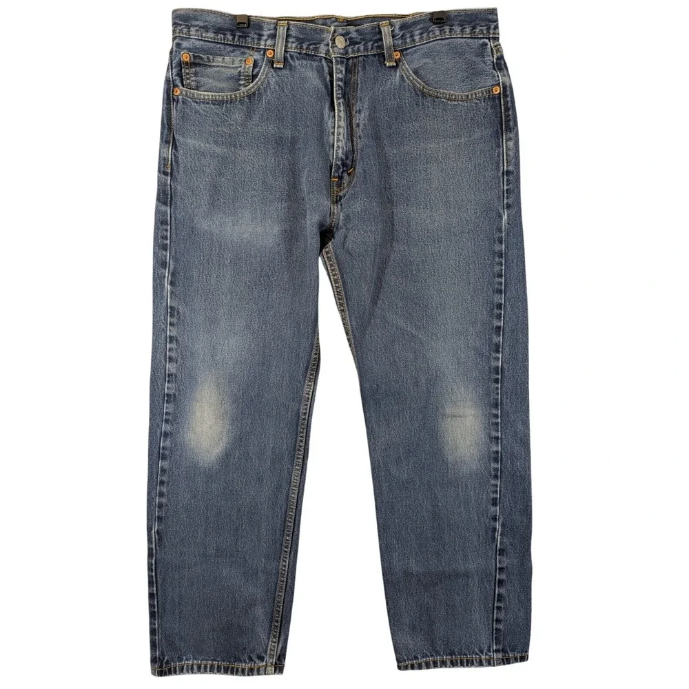 Levi's 505 Jeans Men's‎ Size 36X27.5 (No Tag) Blue Regular Fit Straight Leg